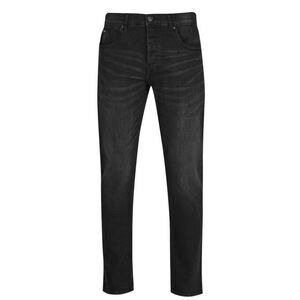 Lee Cooper Mens Denim Regular Jeans / Black
